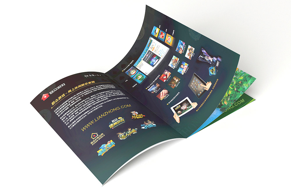 游戲公司畫冊設計